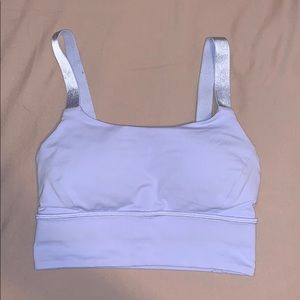 Lululemon padded sports perrywinkle blue